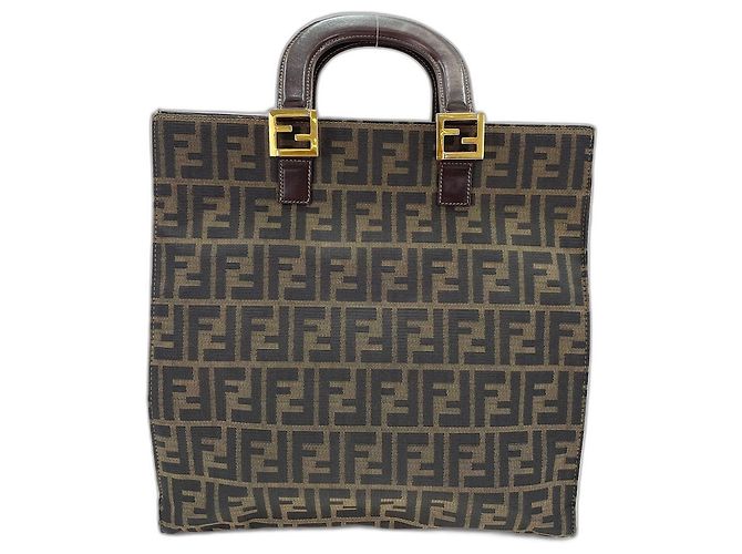 Borsa Fendi marrone - vista 3