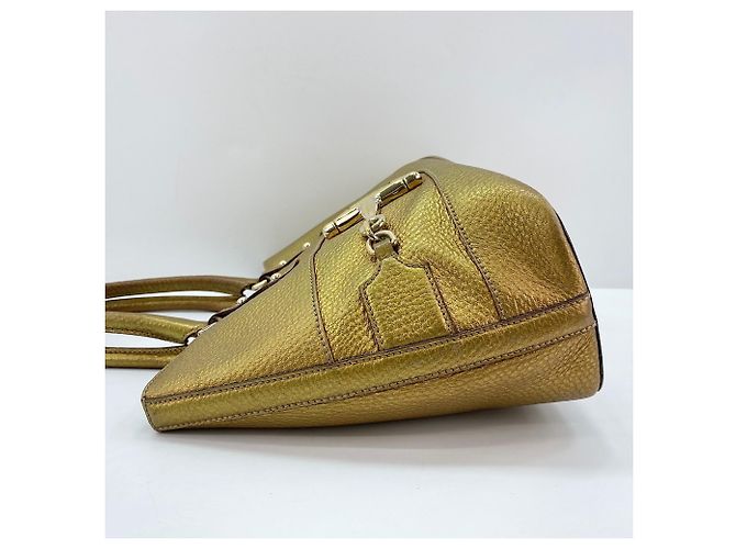 Borsa Gucci Horsebit oro D'oro - vista 6