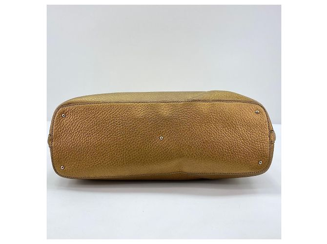 Borsa Gucci Horsebit oro D'oro - vista 7