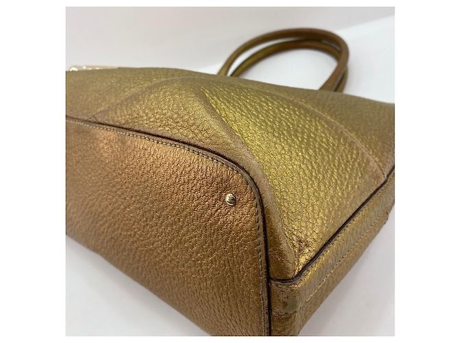Borsa Gucci Horsebit oro D'oro - vista 8