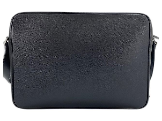 Borsa a tracolla PRADA PRADA in pelle nera Nero - vista 3