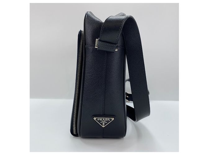 Borsa a tracolla PRADA PRADA in pelle nera Nero - vista 5