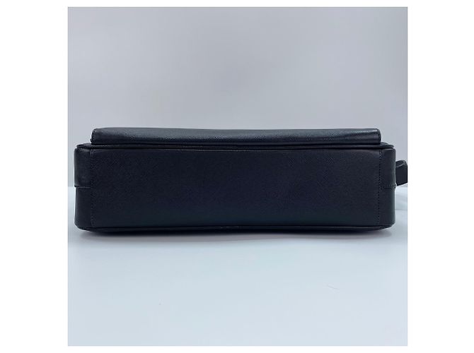 Borsa a tracolla PRADA PRADA in pelle nera Nero - vista 7