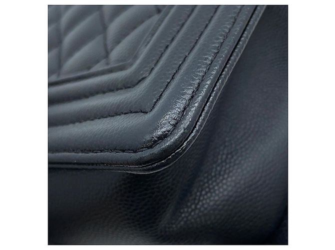 Boy Borsa a tracolla Chanel Matelassé con catena Nero - vista 10