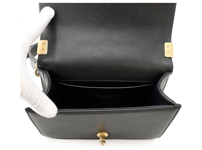 Boy Borsa a tracolla Chanel Matelassé con catena Nero - vista 7