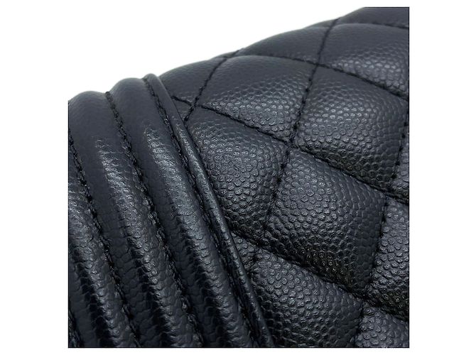 Boy Borsa a tracolla Chanel Matelassé con catena Nero - vista 9