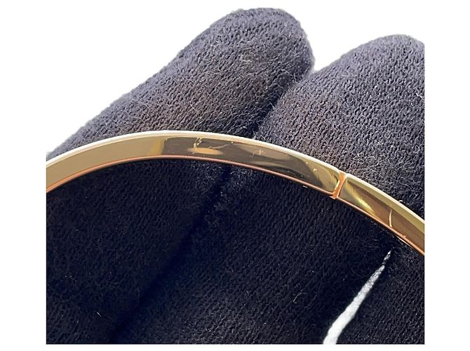 Hermès Hermes Chaine d'Ancre Mini Click PM Marron Glacé Pulsera Castaño Dorado - vista 6