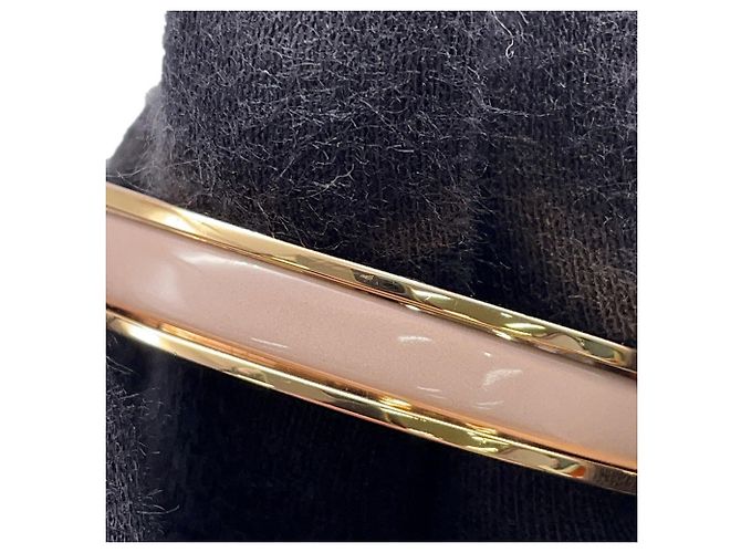 Hermès Hermes Chaine d'Ancre Mini Click PM Marron Glacé Pulsera Castaño Dorado - vista 7