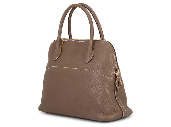 Hermès Borsa Hermes Bolide 31 - Etoupe Gray Taupe - vista 2