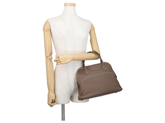Hermès Borsa Hermes Bolide 31 - Etoupe Gray Taupe - vista 4