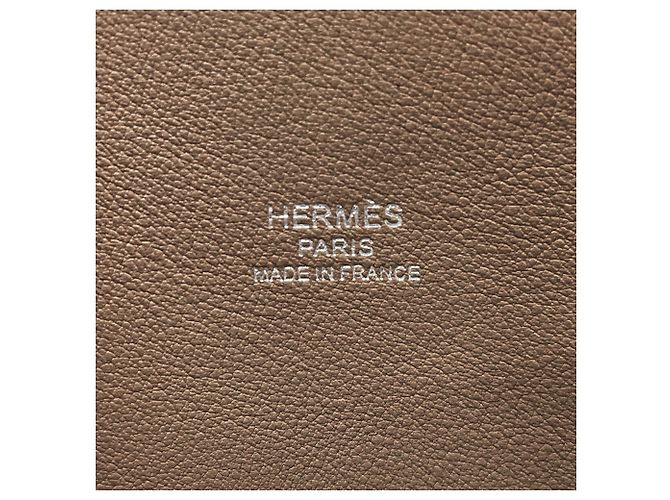 Hermès Borsa Hermes Bolide 1923 30 in Etoupe Gray Taupe - vista 11