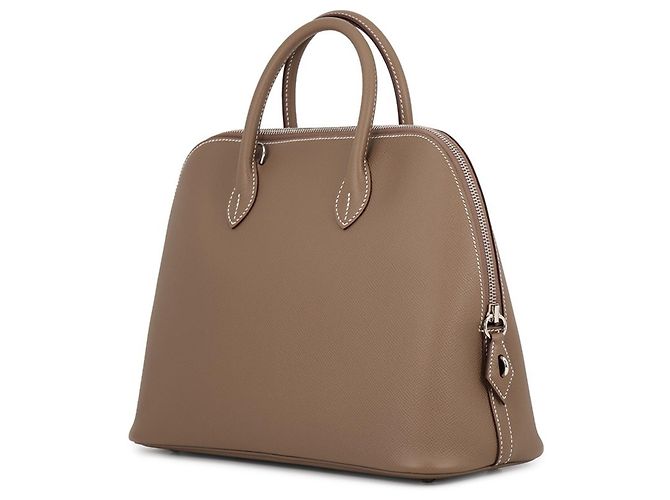 Hermès Borsa Hermes Bolide 1923 30 in Etoupe Gray Taupe - vista 2