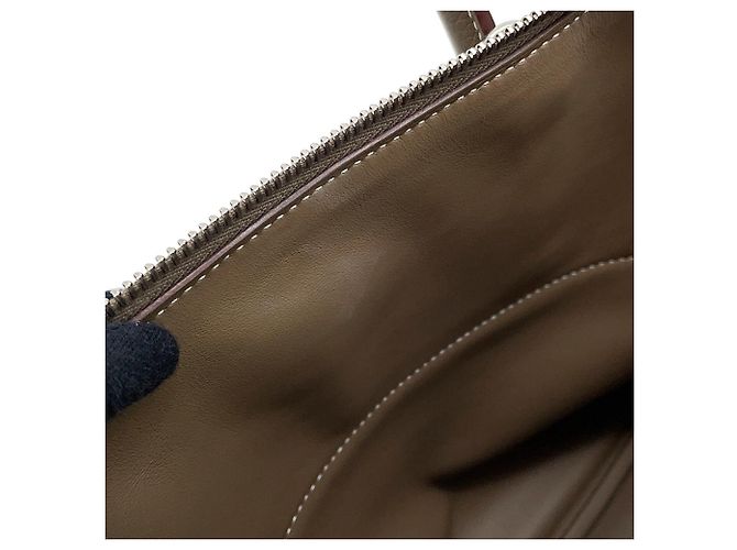 Hermès Borsa Hermes Bolide 31 in Etoupe Gray Taupe - vista 10
