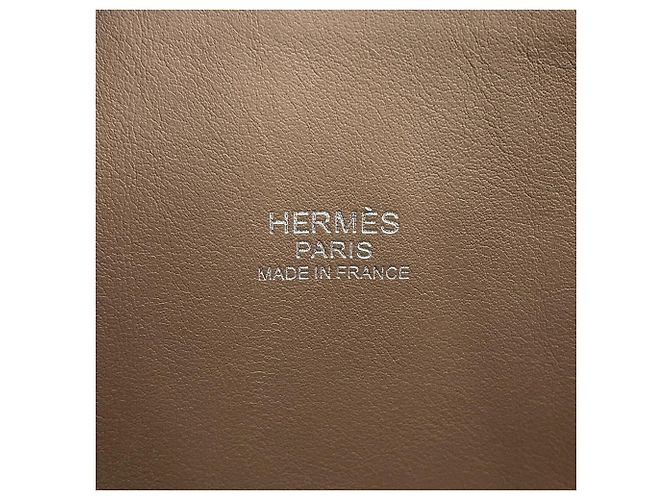 Hermès Borsa Hermes Bolide 31 in Etoupe Gray Taupe - vista 16
