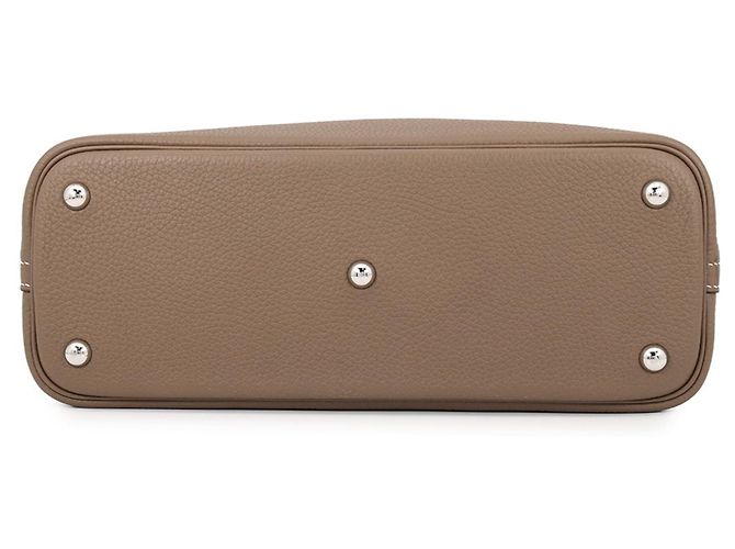 Hermès Borsa Hermes Bolide 31 in Etoupe Gray Taupe - vista 3