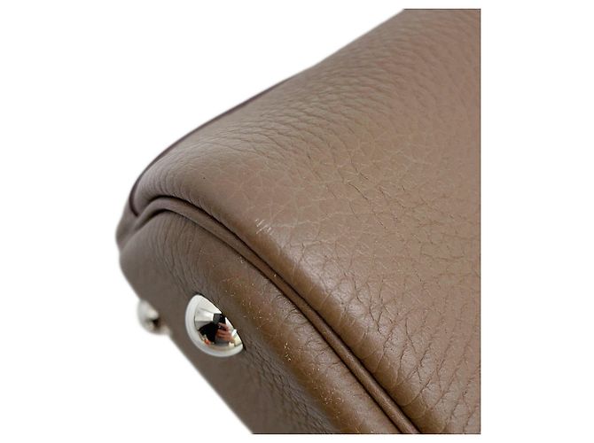 Hermès Borsa Hermes Bolide 31 in Etoupe Gray Taupe - vista 7