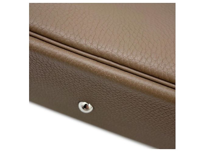 Hermès Borsa Hermes Bolide 31 in Etoupe Gray Taupe - vista 8