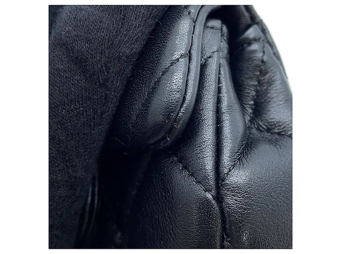 Timeless Borsa a tracolla Chanel Matelassé in agnello Nero - vista 10