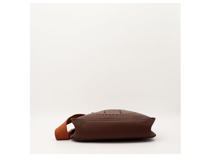 Borsa Hermès Evelyne III GM Pelle Marrone - vista 5