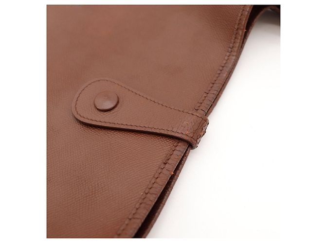 Borsa Hermès Evelyne III GM Pelle Marrone - vista 7