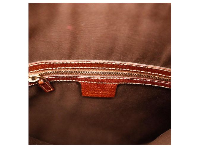 Gucci Borsa Hobo Bamboo GG Supreme Marrone - vista 8