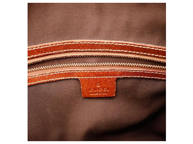 Bamboo Borsa a spalla Gucci GG Supreme manico bambù Marrone - vista 7