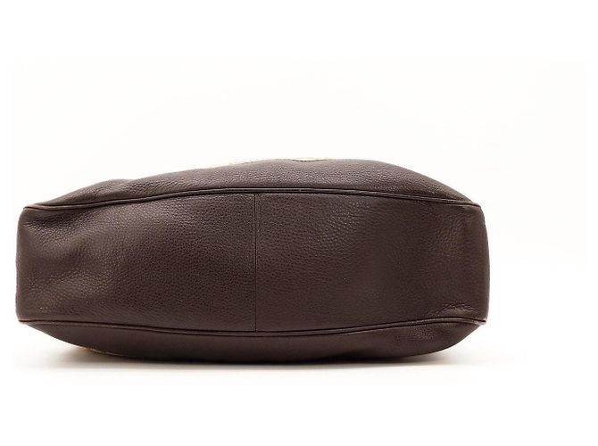 Borsa Hobo Gucci Bamboo Marrone Monogramma - vista 5