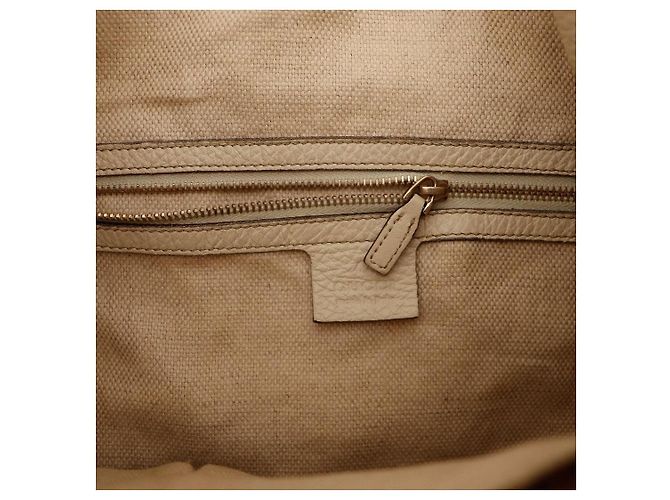 Borsa Hobo Gucci Bamboo Shopper Marrone Beige - vista 7