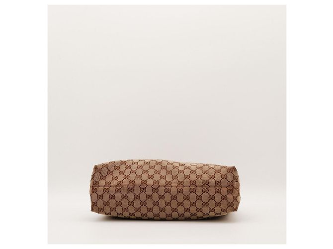 Borsa Hobo in tela monogramma Gucci Marrone - vista 5