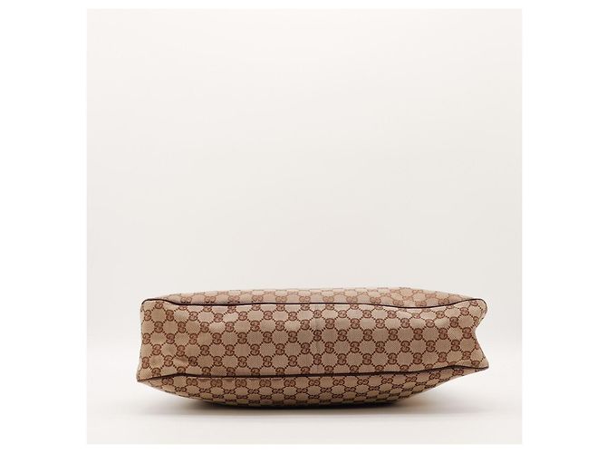 Borsa a tracolla Gucci in tela monogramma GG Marrone - vista 5