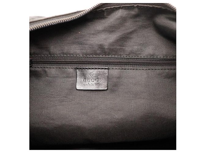Borsa a spalla Gucci GG Monogram in nylon Marrone scuro - vista 7