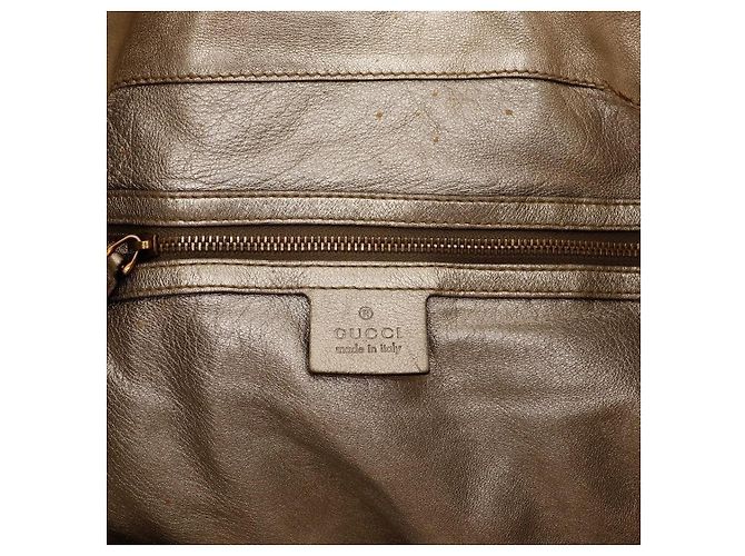 Gucci Borsa Hobo Monogram Bamboo Tassel Beige - vista 8