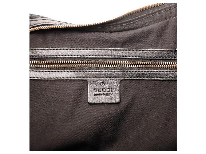 Borsa Hobo Gucci Monogram GG Nero - vista 8