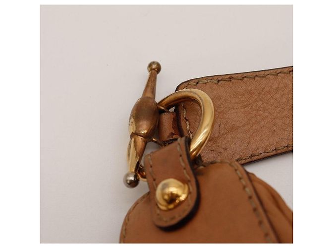 Gucci Borsa Hobo in pelle marrone - vista 11