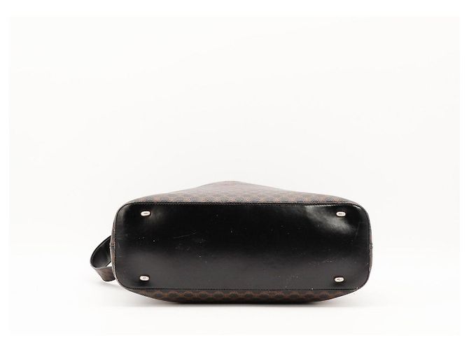 Céline Celine Bolso de Hombro Monogram Macadam Castaño Negro - vista 5