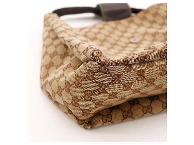 Gucci Borsa Hobo in tela Monogram GG Supreme Marrone Monogramma - vista 9
