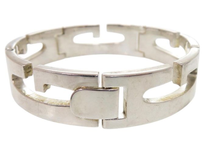 Bracciale a catena Gucci con logo G in argento 925 - vista 2