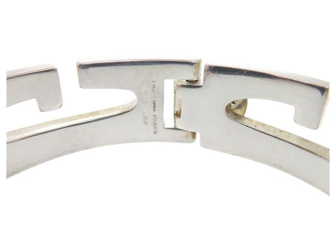 Bracciale a catena Gucci con logo G in argento 925 - vista 3