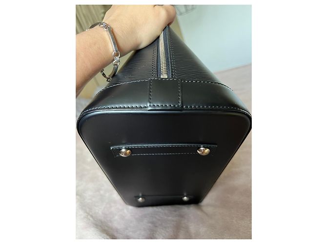 Louis Vuitton Alma GM Borsa in pelle Epi nera Nero - vista 5