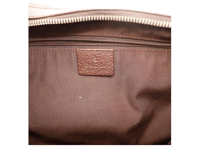 Gucci Borsa Hobo in tela Monogram GG Marrone - vista 7