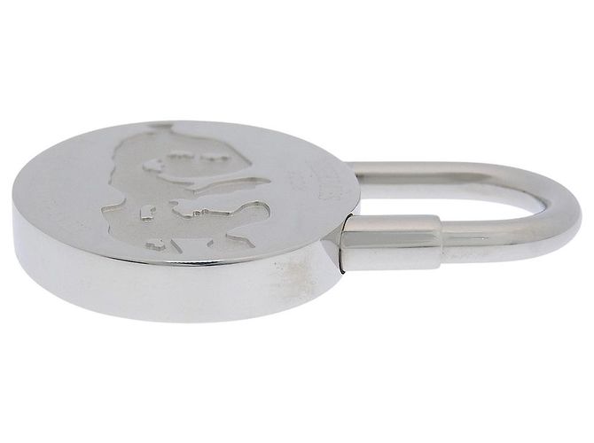 Hermès Hermes Annee Mediterranee Cadena Lock Charm Metal Argento - vista 3