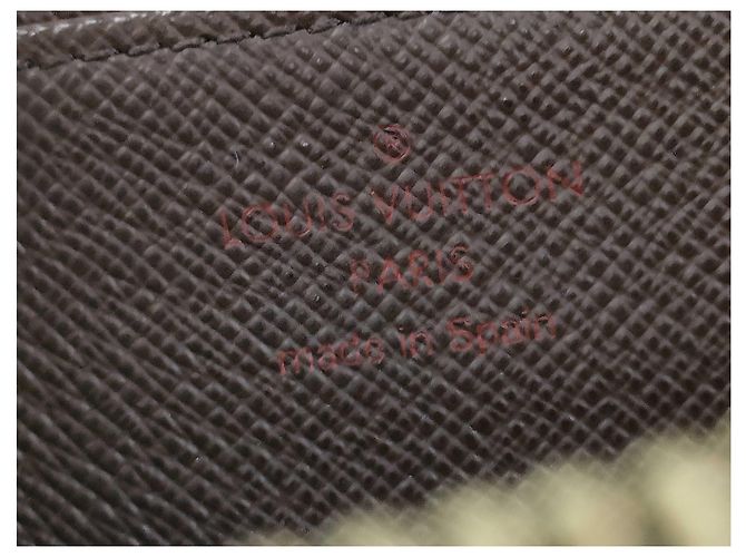 Louis Vuitton Zippy Organizer Damier Ebene Marrone - vista 3