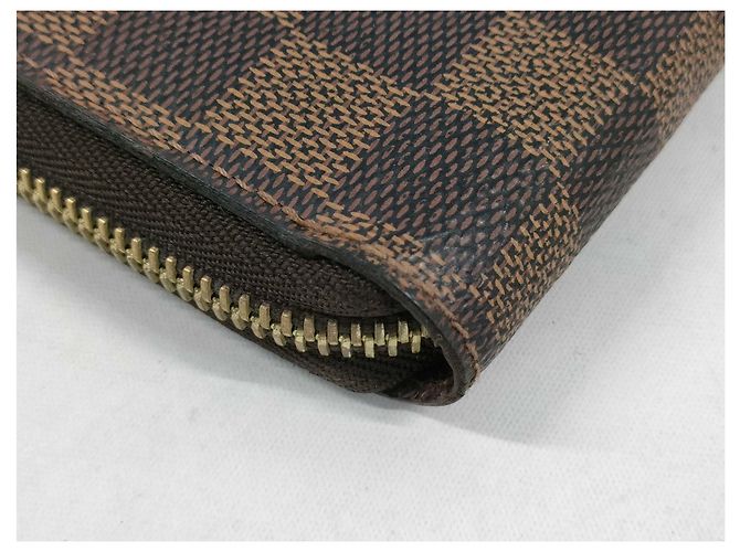 Louis Vuitton Zippy Organizer Damier Ebene Marrone - vista 6