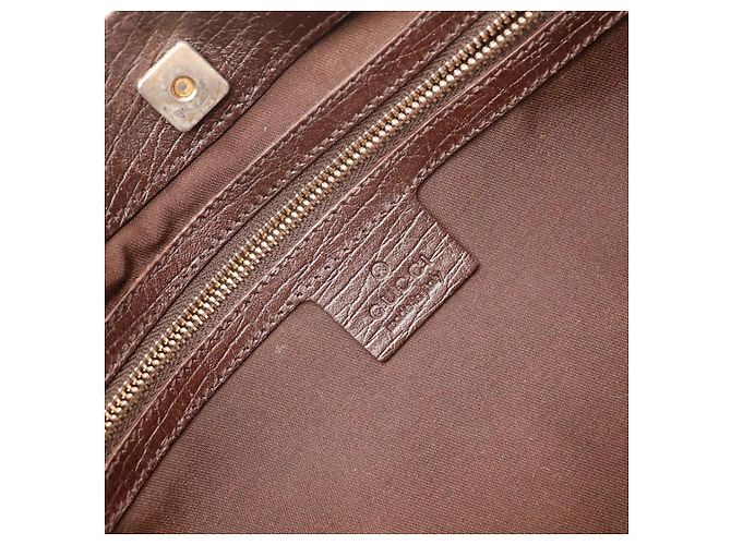 Gucci Borsa Hobo GG Supreme Canvas Horsebit Marrone Monogramma - vista 8