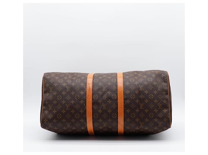 Louis Vuitton Keepall 55 Monogram Canvas Marrone Monogramma - vista 5