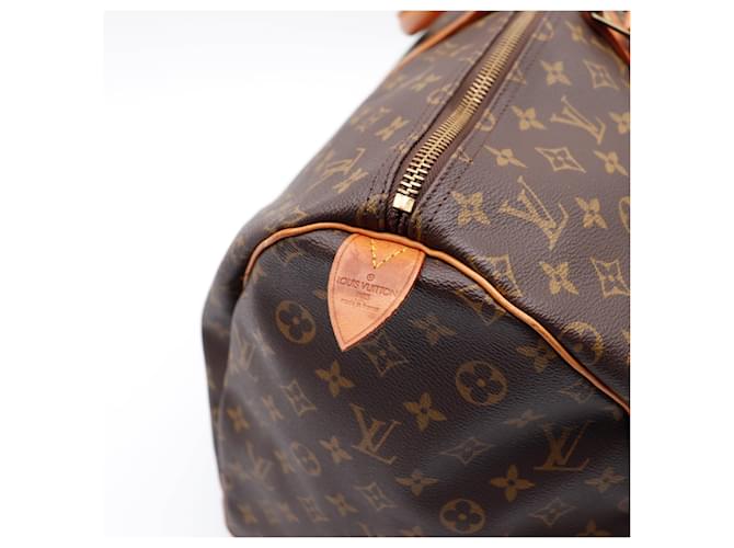 Louis Vuitton Keepall 55 Monogram Canvas Marrone Monogramma - vista 9