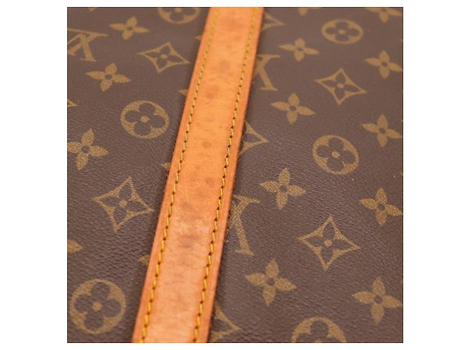 Louis Vuitton Keepall 55 Monogram Canvas Marrone - vista 9