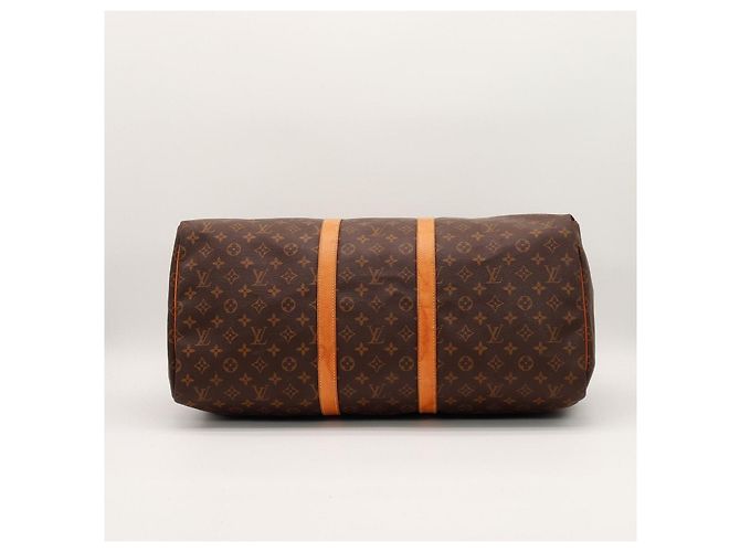 Louis Vuitton Keepall 55 Monogram Castaño Monograma - vista 5