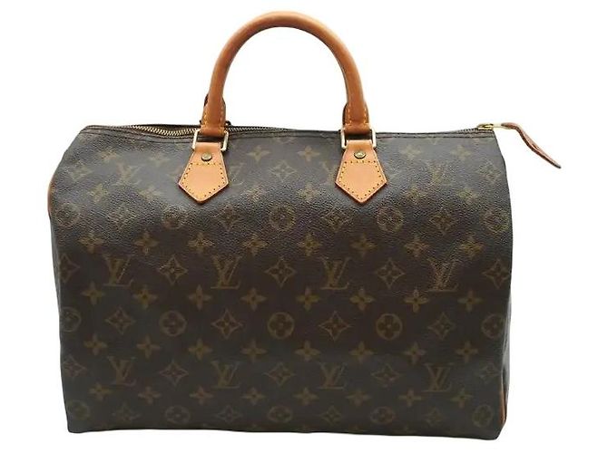 Louis Vuitton Speedy Monogram Canvas 35 Marrone - vista 2