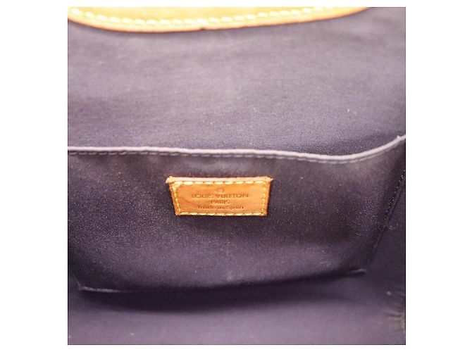 Louis Vuitton Borsa Monogram Vernis Wilshire PM Grigio antracite - vista 7